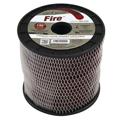 0.130" Red Trimmer Line 3 lb. Spool - Durable Co-Polymer, 465' Length