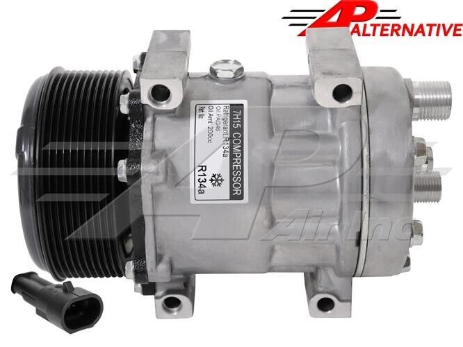 87709773 New A/C Compressor Fits Case New Holland Tractors - 1 Year Warranty
