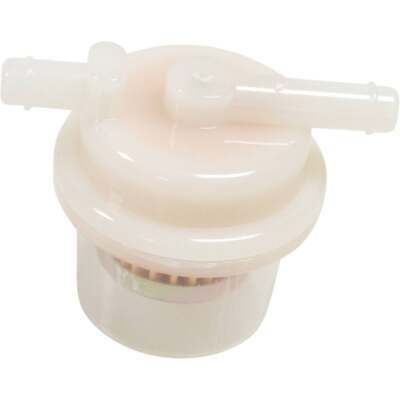Fuel Filter for 1/4" Fuel Line - Clear & Translucent Drum Shape