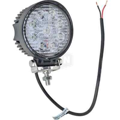 LED Flood Work Light 1200 Lumens 12/24V Round 4.5" Polycarbonate Lens