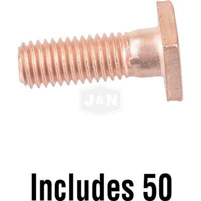 Solenoid Motor Stud, Copper Plated, M10-1.5, 1.102" Length, Denso Compatible