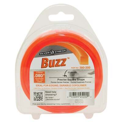 Durable 50' Orange .080" Trimmer Line for Edging - Clamshell Packaging