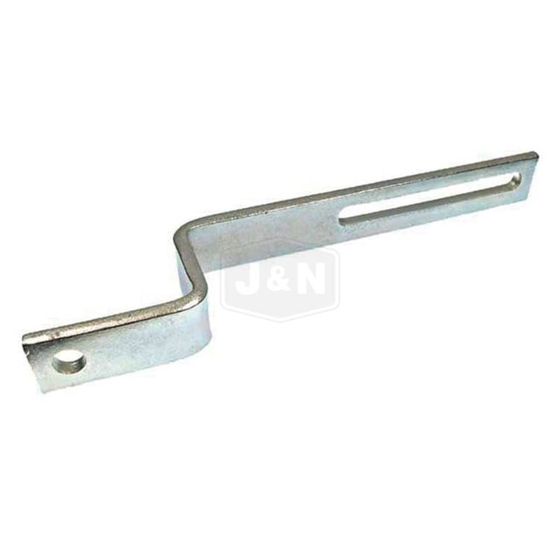 Alternator Bracket Steel 6mm Thick 10.7mm Hole 8.5mm Slot 230mm OAL
