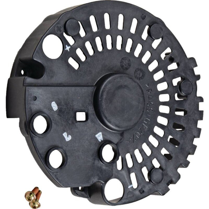Alternator Cover with Screws for SRE Housing, Plastic, 2 Holes, 5 Openings