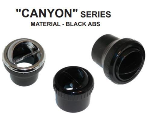 06-2004-B-2 Coyote 2 1/2" BLACK CANYON LOUVER W/ 2" HOSE ADAPTER