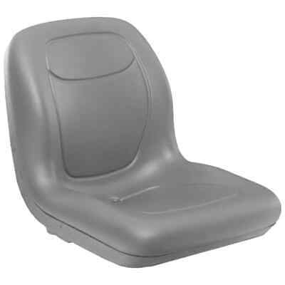 High Back Seat for Toro & Simplicity Mowers, Waterproof Vinyl, Gray