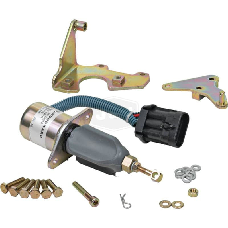Shut Down Solenoid Kit 12V Continuous Duty Copper Terminals for Various Models