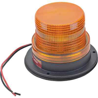 LED Amber Warning Beacon Light - 3 Bolt Mount - CE UL IP66 Certified