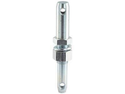 Lower Link Implement Pin 22-28mm, 203mm Length, 7/8" UNF Thread, Cat 1/2