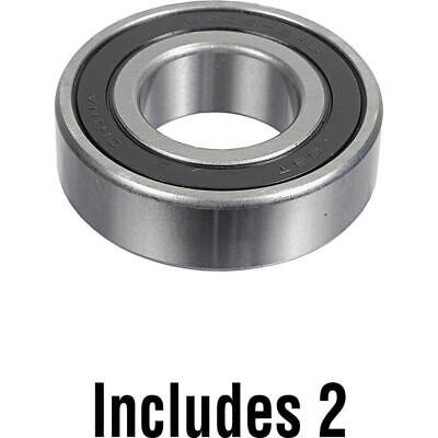 Ball Bearing Case of 2, Double Sealed, 6205-2RS, 25mm ID, 52mm OD