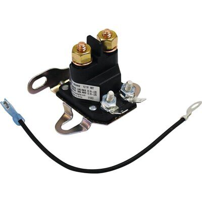 Universal Starter Solenoid Double Terminal with Ground Wire, Fits 5/16" & 1/4"
