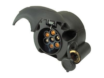 7 Pin Trailer Socket Female with Screw Connectors & Plastic Jack Plug