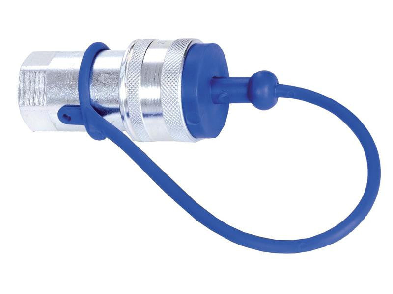 Blue PVC Dust Cap for 3/8" TM38 - Male Connector - Fits Various Models