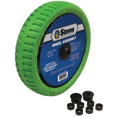 4.00x6 Flat-Free Wheel Assembly, 5/8" Bore, Puncture-Free, Durable, Universal
