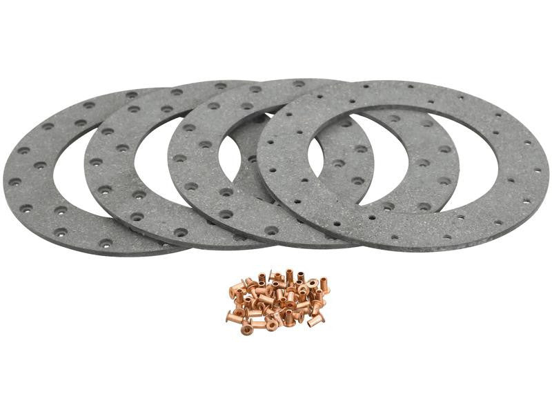 Brake Lining Kit for Zetor Tractors 230mm Disc, 150mm ID, 4.5mm Thick