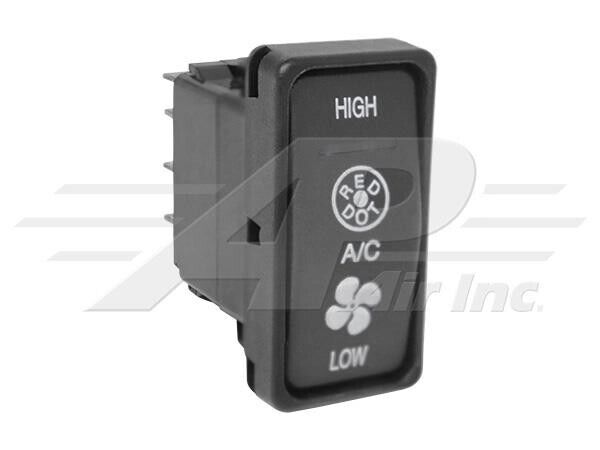 RD-5-8509-0P, 71R0892 Red Dot 8 Terminal Fan Control Rocker Switch 12V