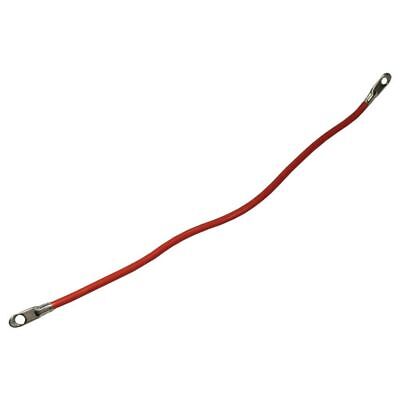 Red 20" Battery Cable Assembly 300V Heavy-Duty Terminals 6 Gauge