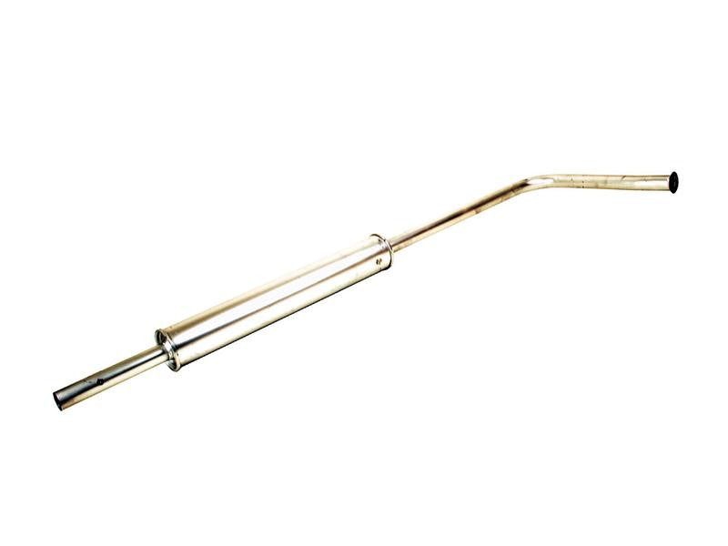 Aluminium Horizontal Muffler 1.5" Fitting for Landini Massey Ferguson