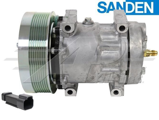 183-5106 OEM Sanden Compressor Fits CAT Dozers, Wheel Loaders - 1 Year Warranty