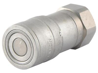 Flat Faced Hydraulic Couplings Female 5/8" Body x 1-1/16" UNF Thread