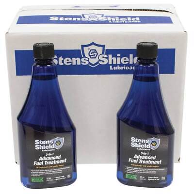 12 Bottles 3-in-1 Fuel Treatment, Cleans & Protects Fuel System, 12 oz