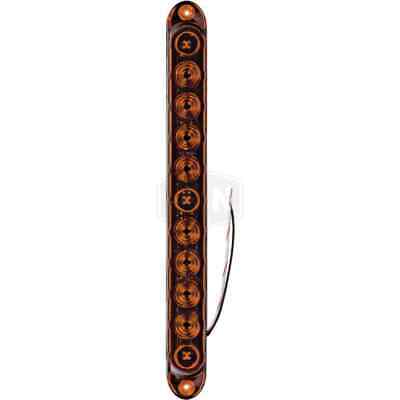 15" LED Amber Clearance Marker Light Bar - Shock & Vibration Resistant