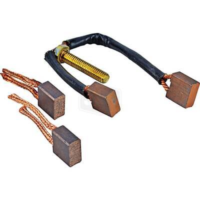 Brush Set for Motors - 12V, Insulated Leads, 5/16-24 Stud, 3 Pieces