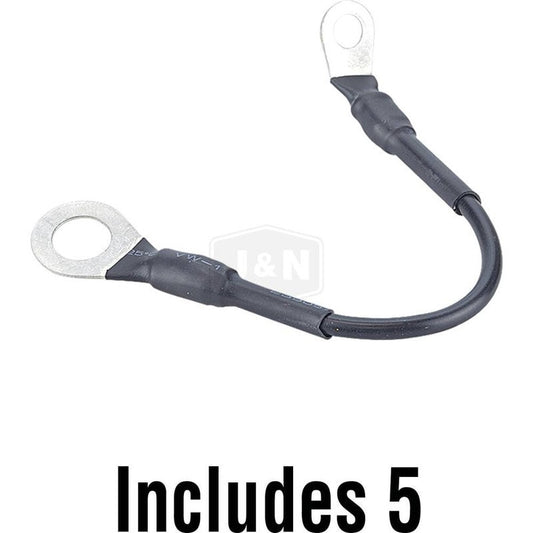 135mm Electrical Lead for Solenoid, 1 Wire, 6.4mm & 10.5mm Terminals