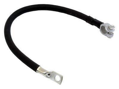 2 Gauge Battery Cable, Top Post, 34" Length, Black PVC, Earth/Negative