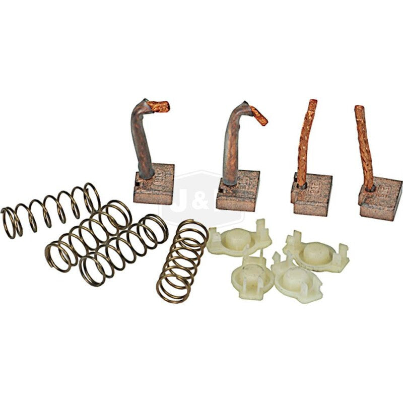 Brush Kit Set of 4 Brushes, Springs & Insulators for Starters 12V