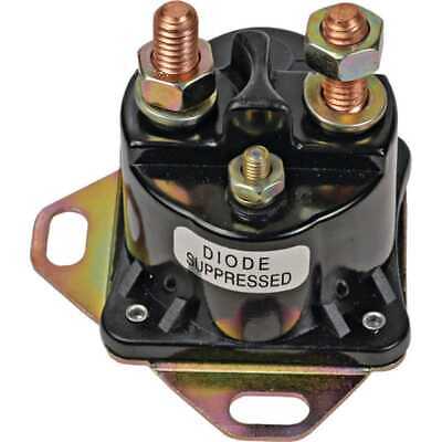 12V Solenoid for Ford E5TZ11450A, E7TZ11450B, New, 3 Terminals, Copper