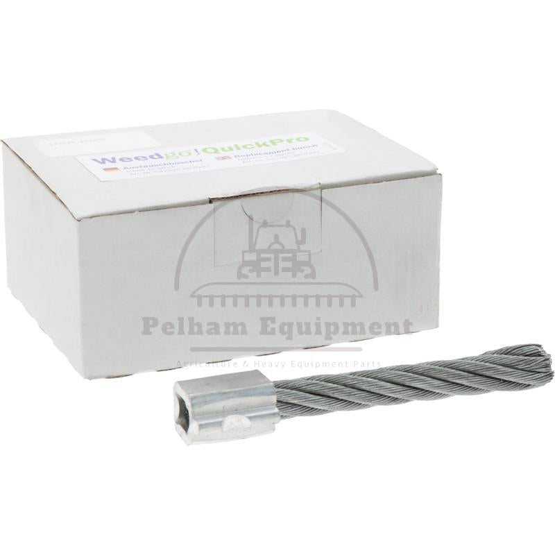 WeedgoQuickPro Brush Braid Set 12pcs Steel 11312814 Tool-Free Mounting
