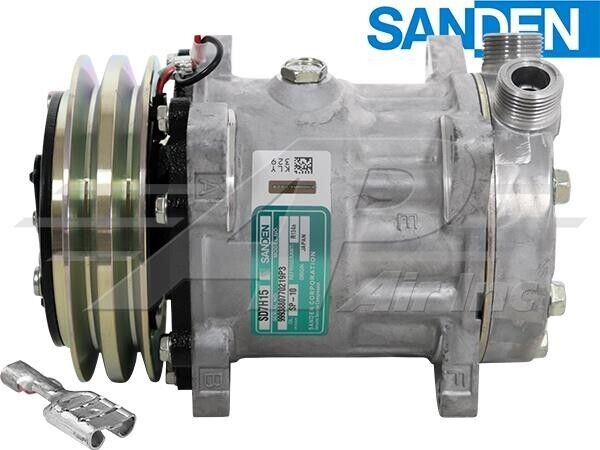 New OEM Sanden Compressor Fits Case New Holland 5165548, 5165549 1 Year Warranty