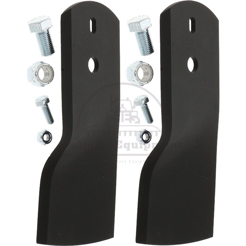 Stiga Lawn Mower Blade Set 1134-4475-01 1134-9063-01 170mm 2pcs w/ Bolts & Nuts