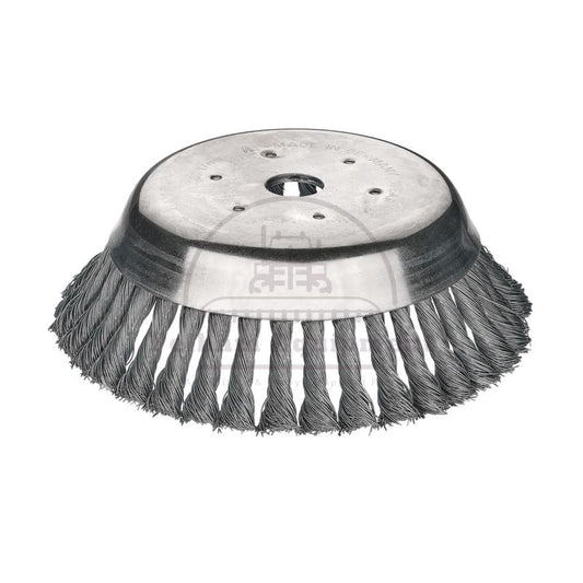 155mm Conical Brush 20mm Hole for Brushcutters Steel Wire