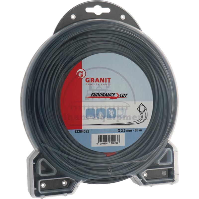 Endurance Cut Nylon Cord 2.5mm x 63m Square Profile High-Quality