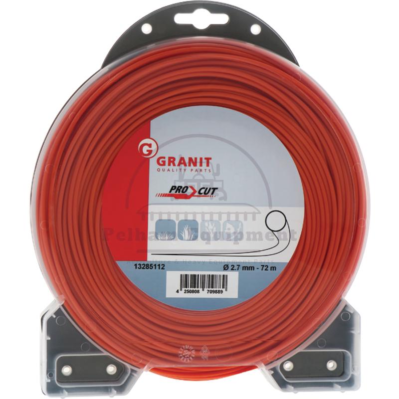 Pro Cut Nylon Cord 2.7mm x 72m Round for Trimmer Heads
