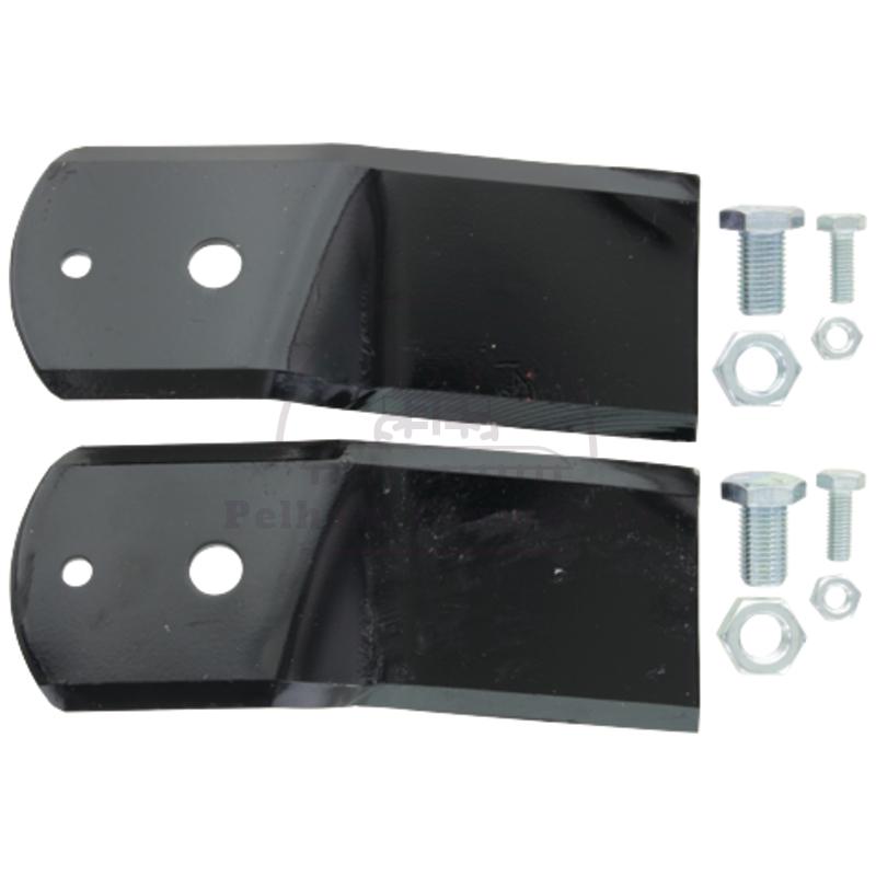 Stiga Mower Blade Set 1134-9130-01 & 1134-6604-01 w/ Bolts & Nuts, 2 pcs