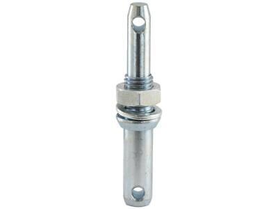 Lower Link Implement Pin 22-28mm, 197mm Length, 7/8" UNF Thread, Cat 1/2