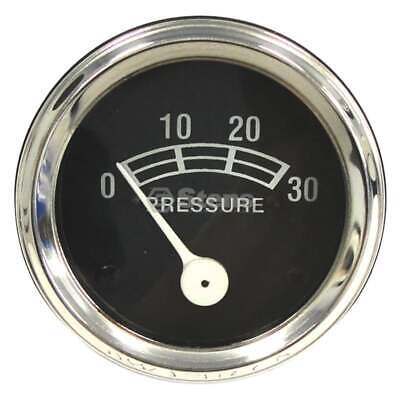 Oil Pressure Gauge 2" Chrome Bezel 0-30 PSI for Allis Chalmers B C WD45