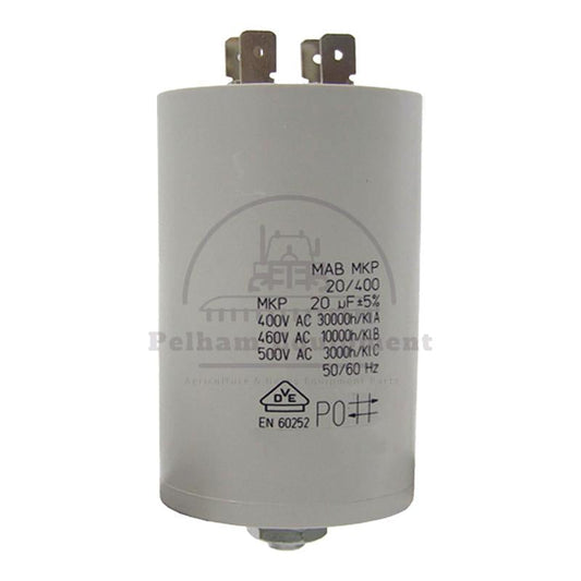 20??F Toro Capacitor for AC Motors M8 Thread 45x80mm Blade Terminal