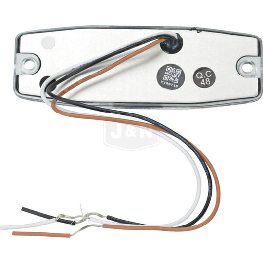 Mini LED Lighthead 23 Flash Patterns White 12/24V 3 LEDs SAE J595 Class 1