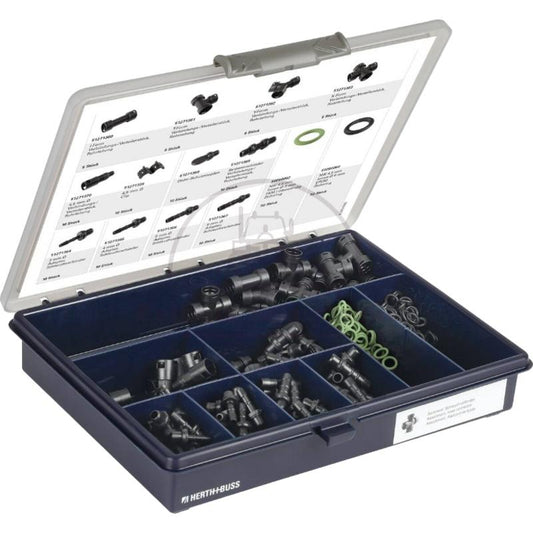 200-Piece Hose Connector Assortment Case - Herth & Buss Quality Parts