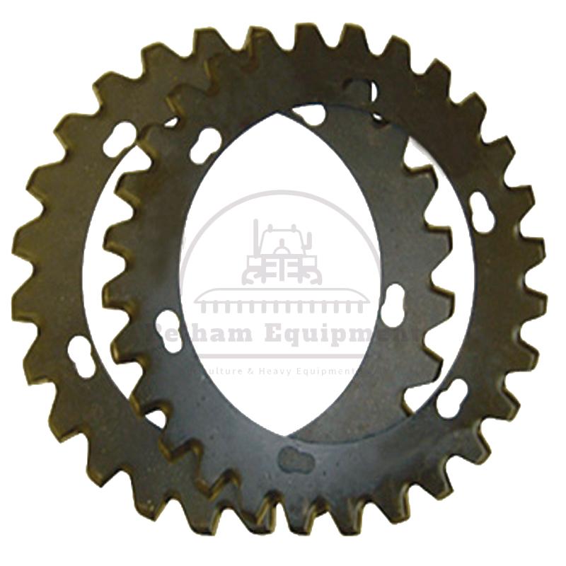idech Rotary Shears Blade Set ASK-MW23 28/24 Teeth for Lawn Cutting