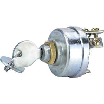 Ignition Switch with Threaded Stem, 4 Terminals, Compatible with SSW28 ...