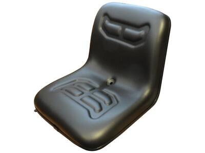 Black Vinyl Seat Assembly 170mm Slide Travel 402mm Width - Universal Fit
