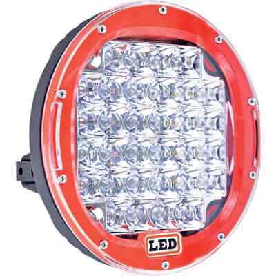 9" Round Spot Driving Light - 8000 Lumens LED - Red Housing - Off Road Use