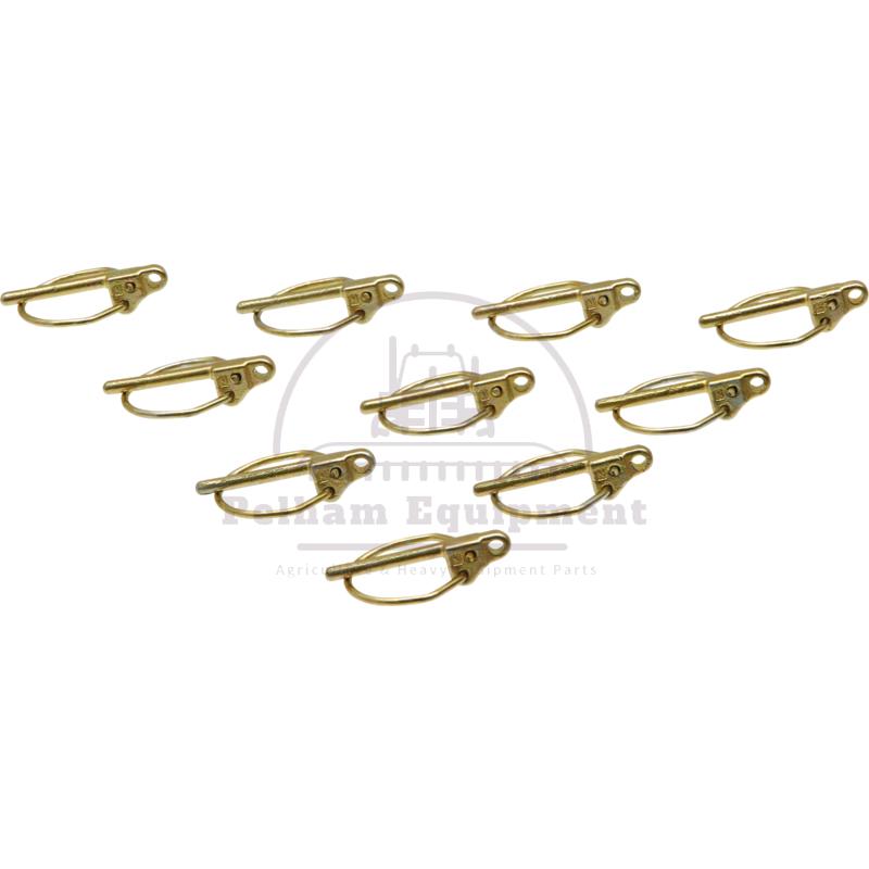 R??big 12x75 Galvanised Linch Pin Set - Securing Parts, DIN Standard