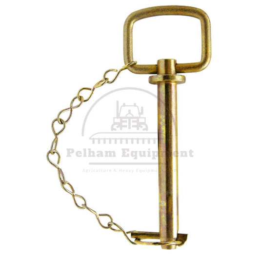 18SDH038 Top Link Pin w/ Chain & Cotter, 28mm x 6mm x 5mm x 190mm