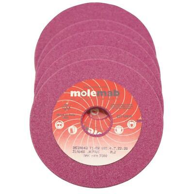 Grinding Wheel 4" x 3/16" x 7/8" - Box of 5 - 60 Grit Ruby - Chainsaw Use